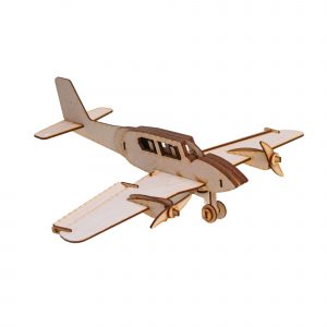 avion doti de lemn - jucarii educative pentru copii
